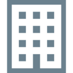 建設業をイメージしたビルのマーク